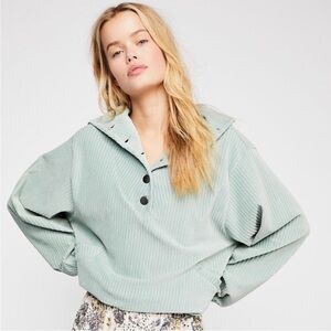 Free People corduroy pull over serena